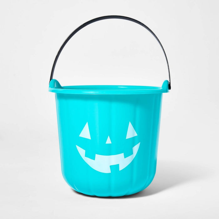 Teal Pumpkin Stackable Halloween Trick or Treat Pail - Hyde & EEK! Boutique