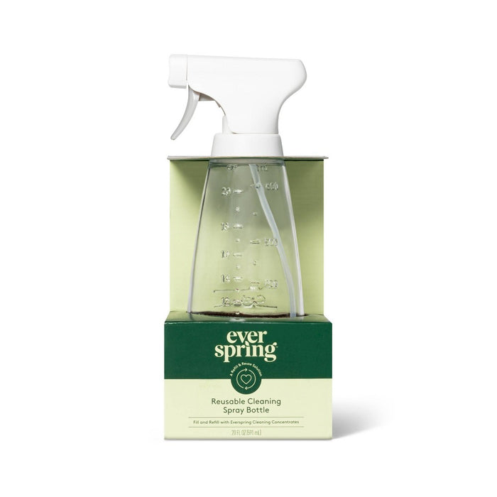 Glass Reusable Cleaning Spray Bottle - Everspring