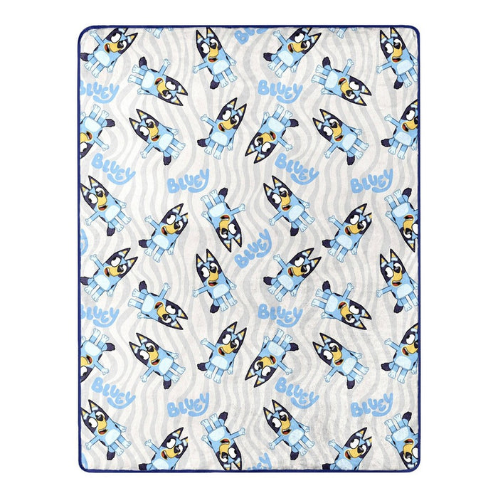 40"x50" BBC Bluey Silk Touch Kids' Throw Blanket and HD Hugger