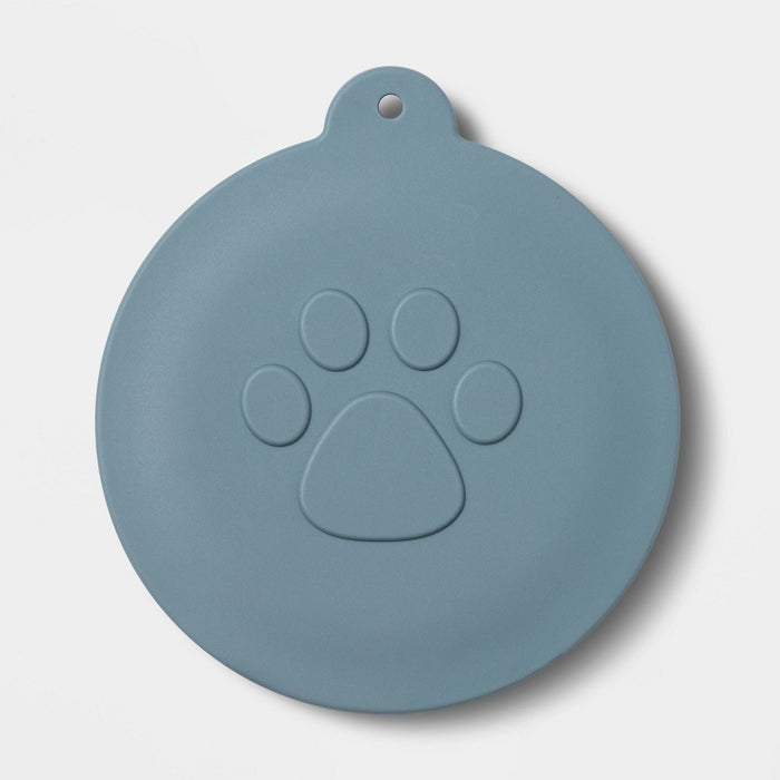 Silicone Canned Cover for Wet Cat Food - Blue - Boots & Barkley