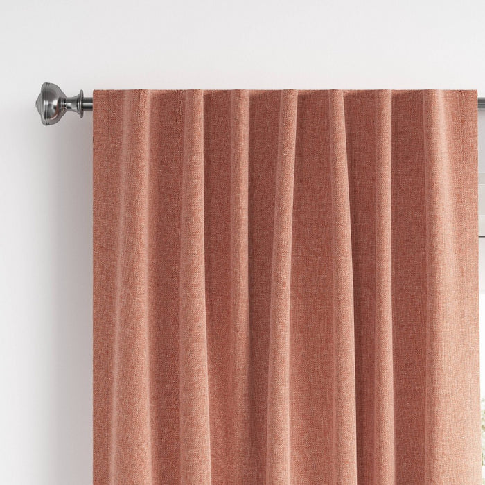1pc 50"x84" Blackout Aruba Window Curtain Panel Red - Threshold
