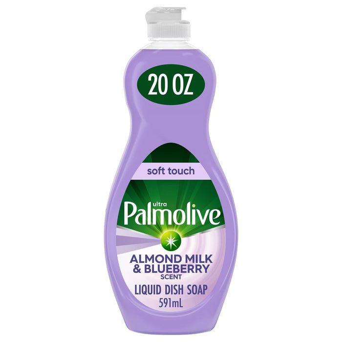 Palmolive Ultra Soft Touch Dish Soap, Almond Milk & Blueberry 20 Fl Oz