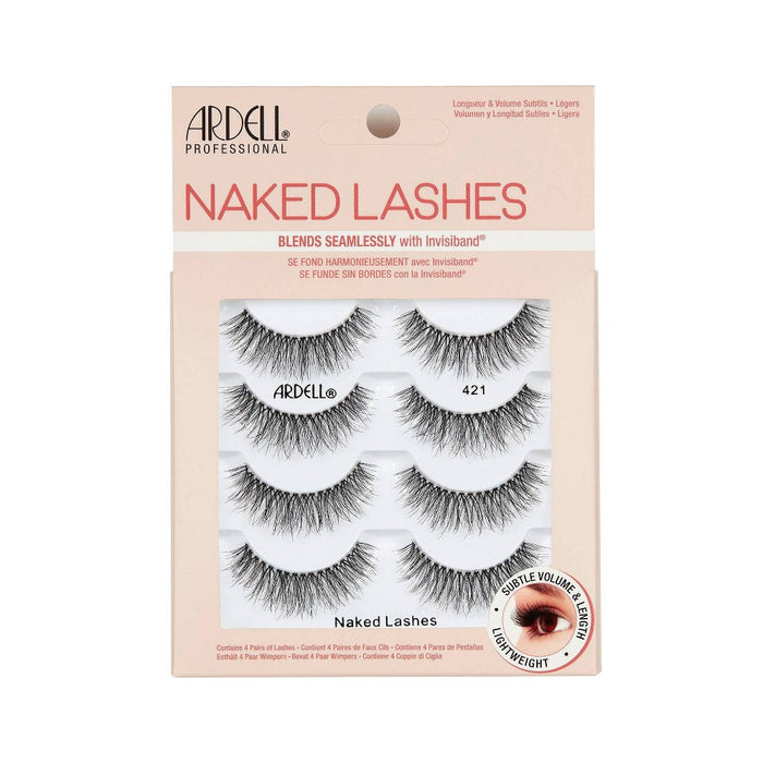Ardell Naked 421 False Eyelashes - Black - 4pr
