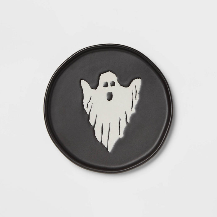 Halloween Ghost Stoneware Appetizer Plate - Threshold