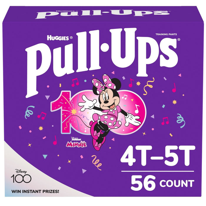 Pull-Ups Girls' Learning Designs Training Pants Econ+ Pack - Size 4T-5T - 56ct