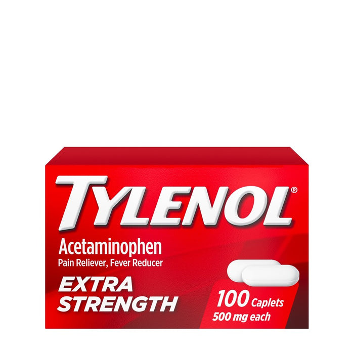 Tylenol Extra Strength Pain Reliever and Fever Reducer Caplets - Acetaminophen - 100ct