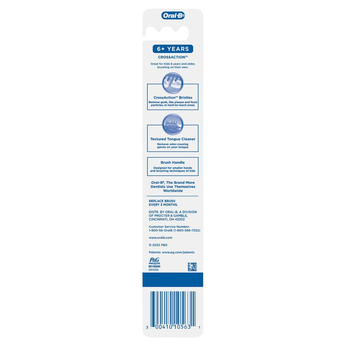 Oral-B Kids' CrossAction Soft Toothbrush