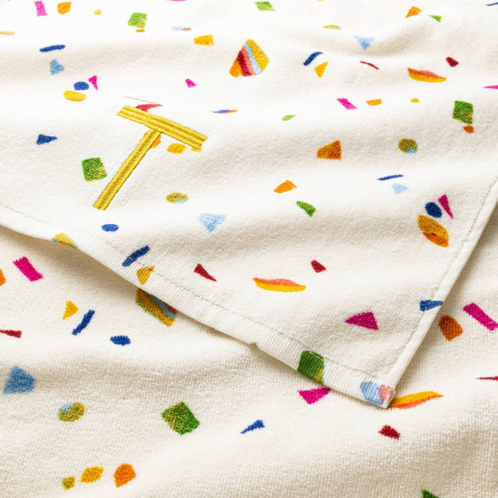 15"x25" Sheared Terry Monogram Hand Towel 'T' - Opalhouse