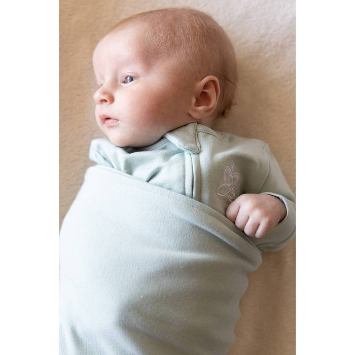 Butterfly 2-in-1 Swaddle and Transitional Sleep Sack - Green