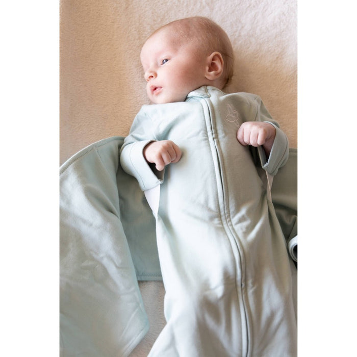 Butterfly 2-in-1 Swaddle and Transitional Sleep Sack - Green