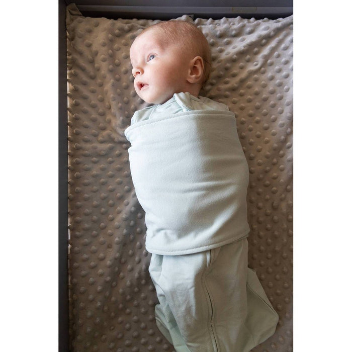 Butterfly 2-in-1 Swaddle and Transitional Sleep Sack - Green