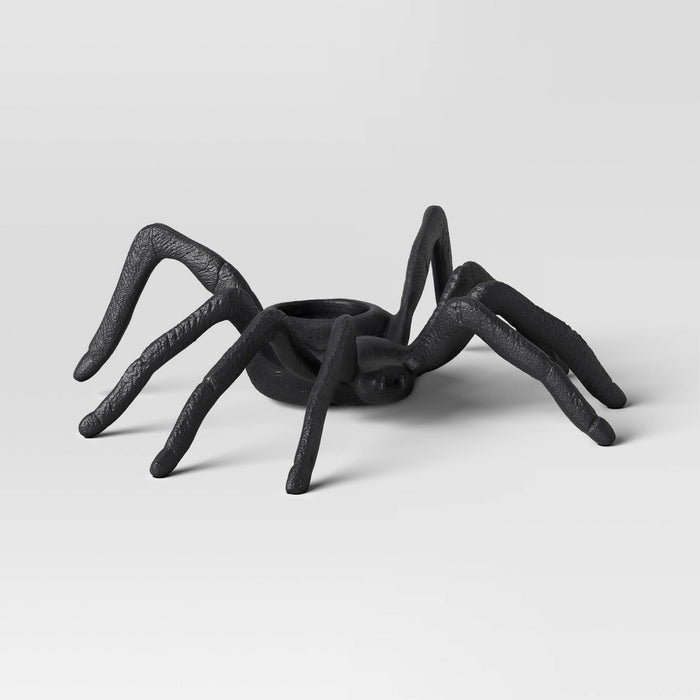 Halloween Spider Candle Holder Black - Threshold