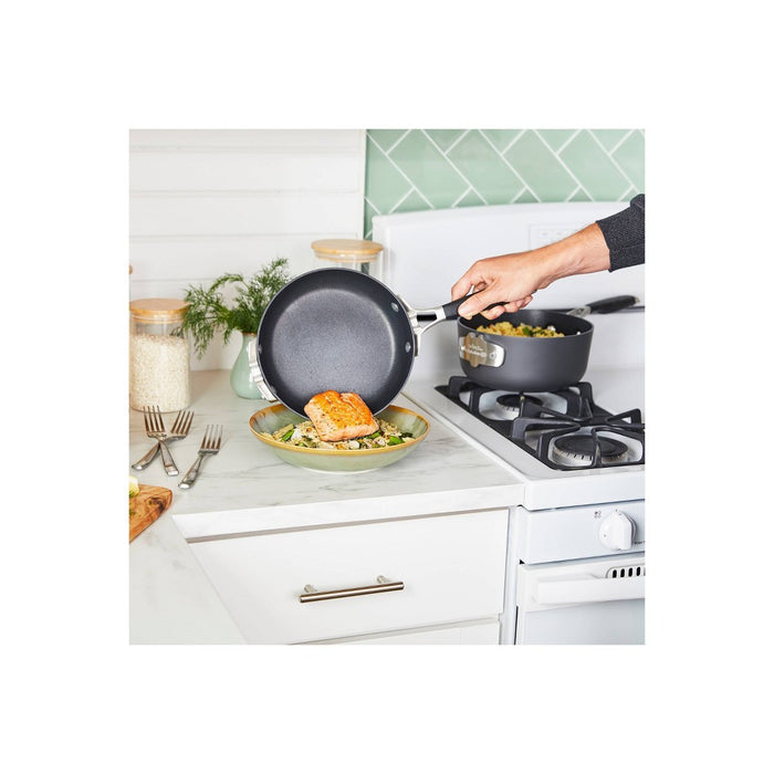 Select by Calphalon 3qt Nonstick Hard-Anodized Saute Pan with Lid