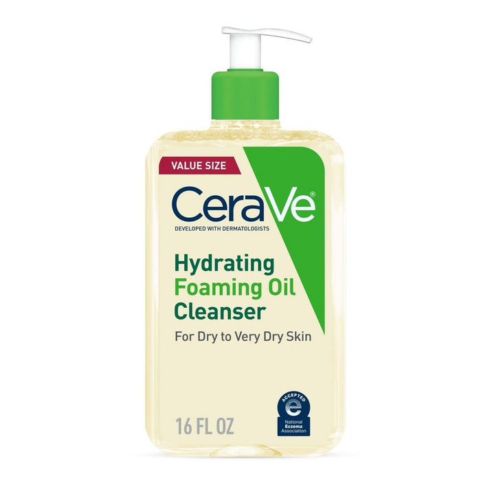CeraVe Hydrating Foaming Cleansing Oil Face Wash