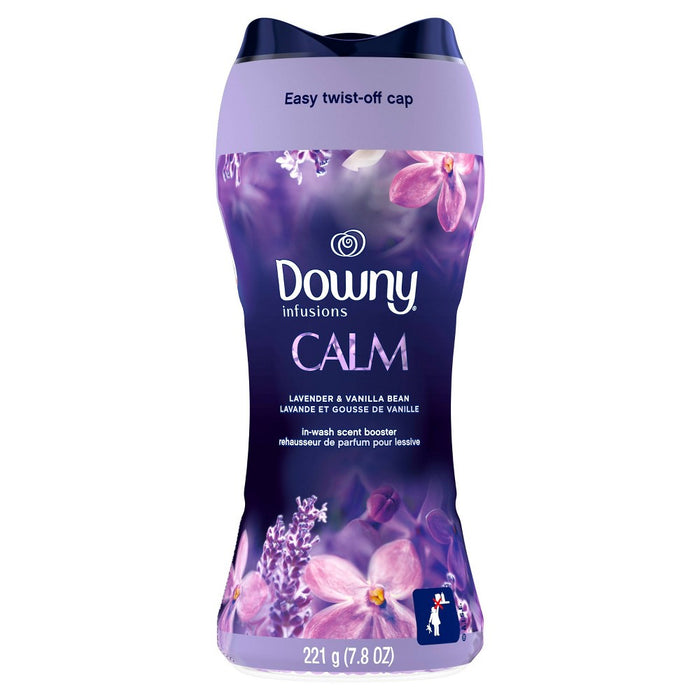 Downy Infusions Calm Lavender & Vanilla Bean Scent In-Wash Booster Beads - 7.8oz