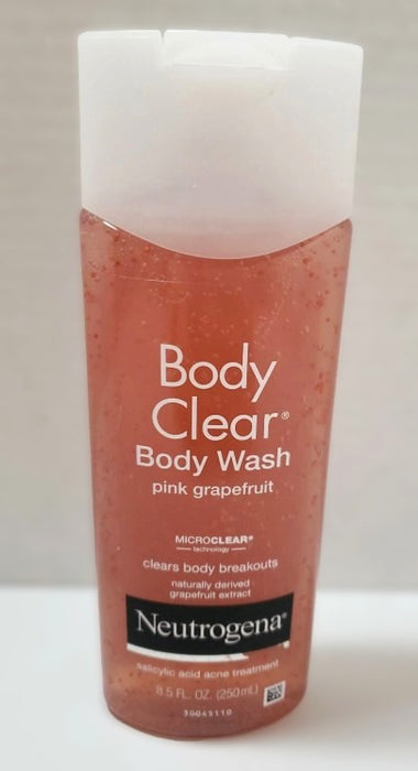 Neutrogena Body Clear Pink Grapefruit Acne Body Wash with Vitamin C for Body Breakouts - 8.5 fl oz