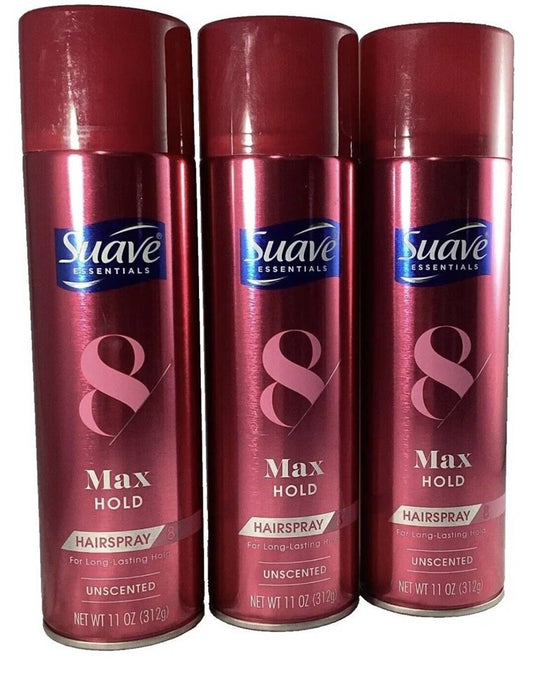 Suave Max Hold Unscented Hairspray - 11oz
