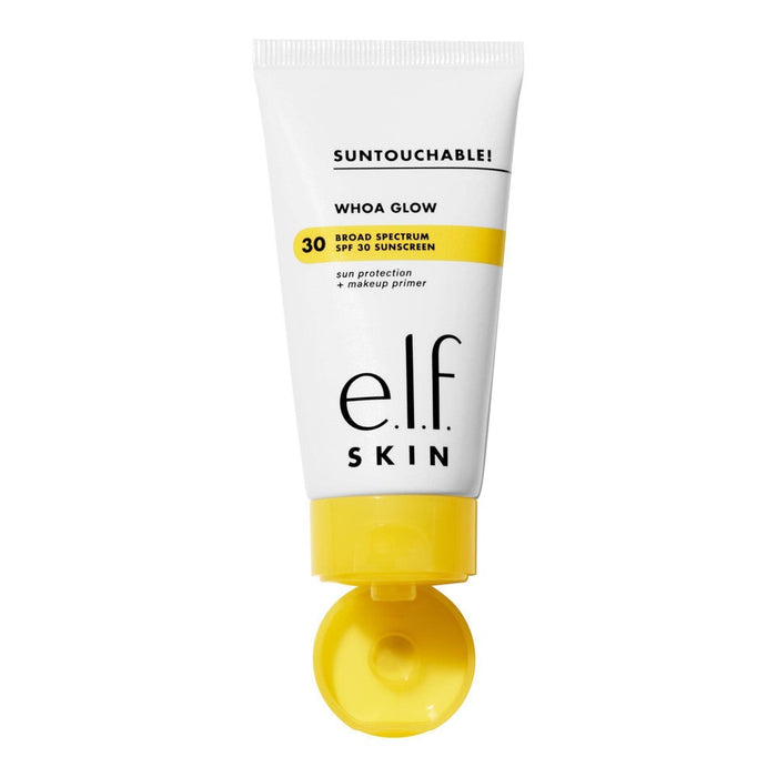 e.l.f. SKIN Suntouchable! Whoa Glow SPF 30 Sunscreen & Primer - Sunbeam - 1.69 fl oz