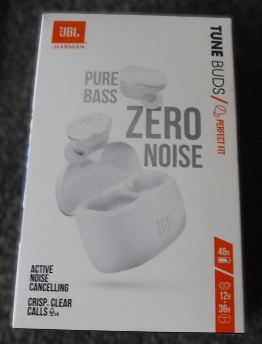 JBL Tune Buds True Wireless Bluetooth Noise Canceling Earbuds - White
