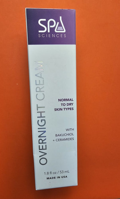 Spa Sciences Overnight Cream for Normal to Dry Skin Facial Night Cream - 1.8 fl oz