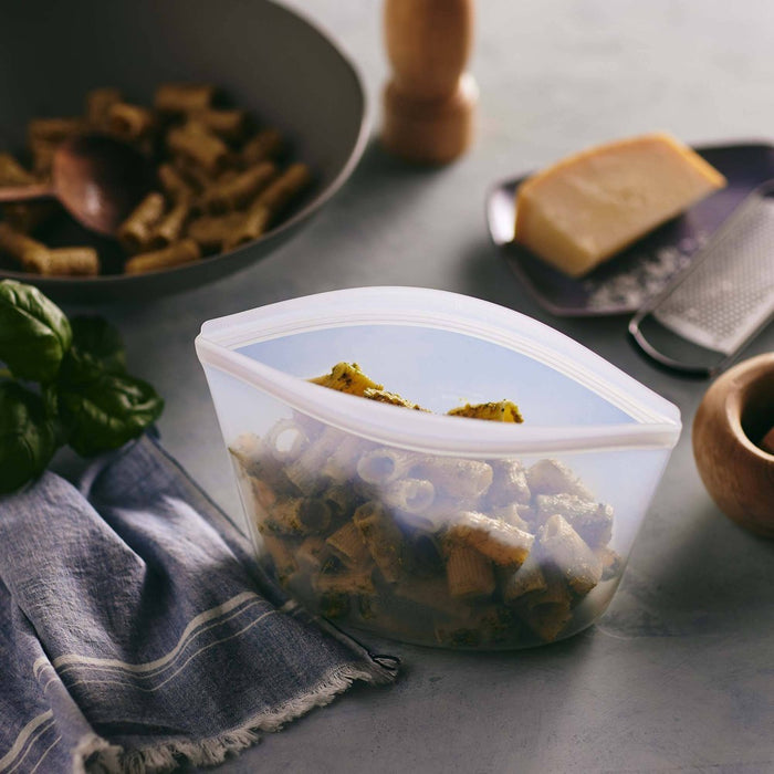 Stasher Reusable Food Storage Bowl - 6 Cup - Clear