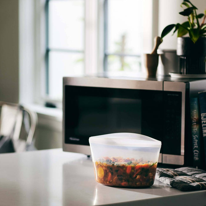 Stasher Reusable Food Storage Bowl - 6 Cup - Clear