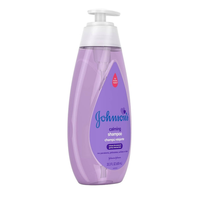 Johnson's Calming Baby Shampoo, Soothing Natural Calm Scent, Hypoallergenic - 20.3 fl oz