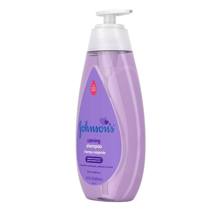 Johnson's Calming Baby Shampoo, Soothing Natural Calm Scent, Hypoallergenic - 20.3 fl oz