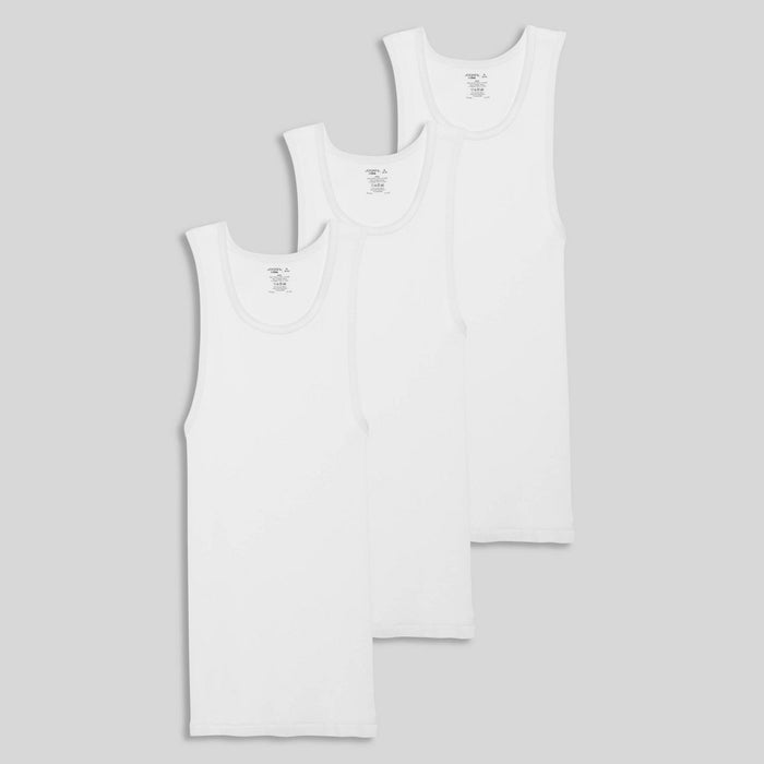 Jockey Generation Boys' 3pk Tank - White L