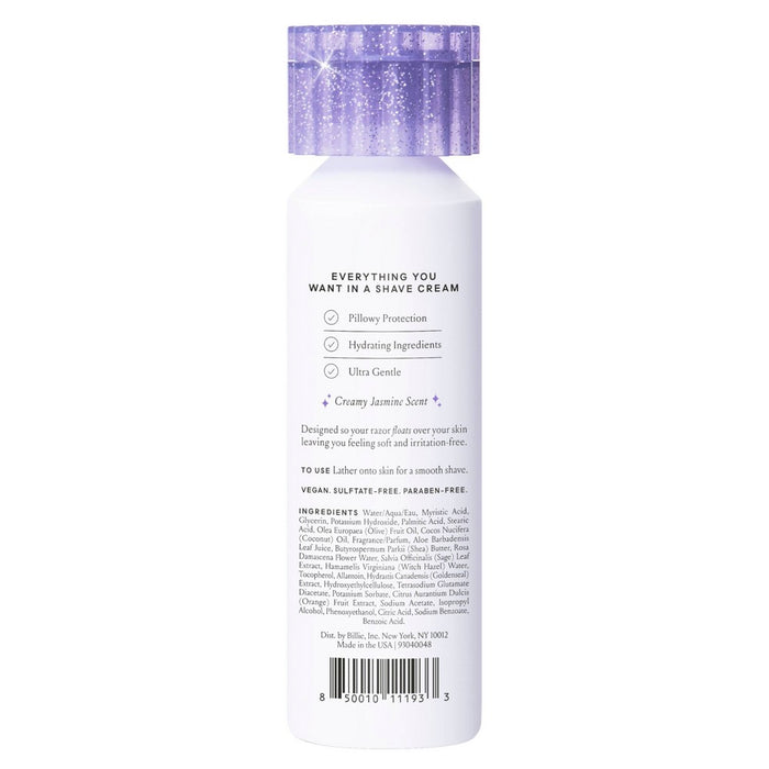 Billie Whipped Shave Cream - Creamy Jasmine - Scented - 6.5 fl oz