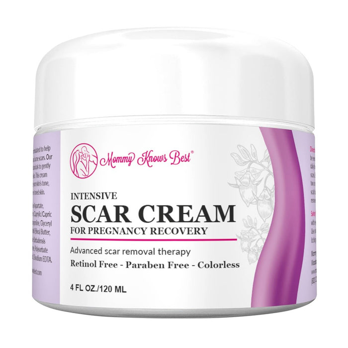 Stretch Mark Cream For Pregnancy (4Oz)- Belly Cream For Pregnancy And Stretch Marks, Mommy Knows Best Stretch Mark Cream For Maternity Skin Care With Shea Butter Vitamin E (Scars)