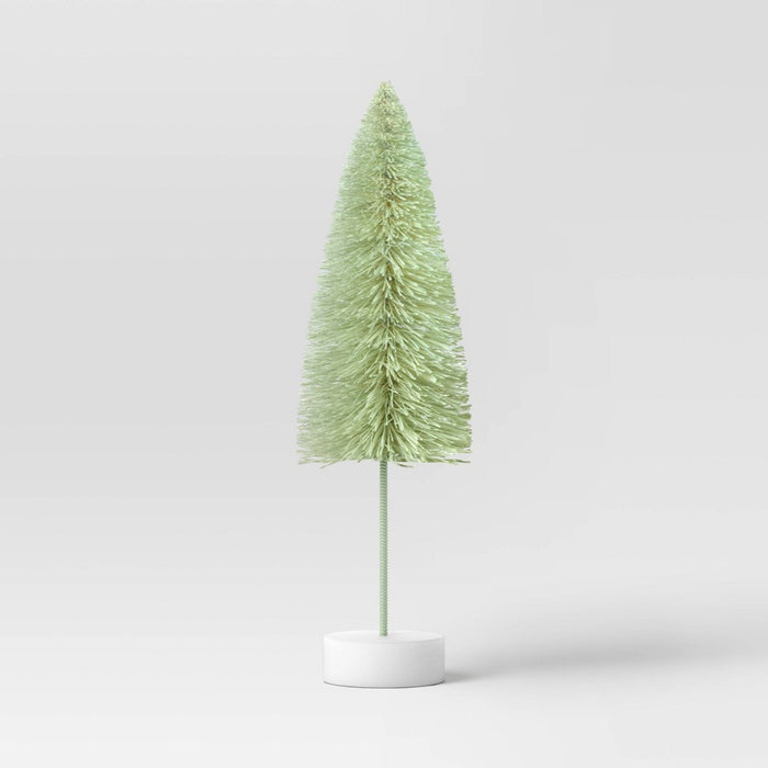 6pc Sisal Christmas Bottle Brush Tree Set - Wondershop Assorted Green
