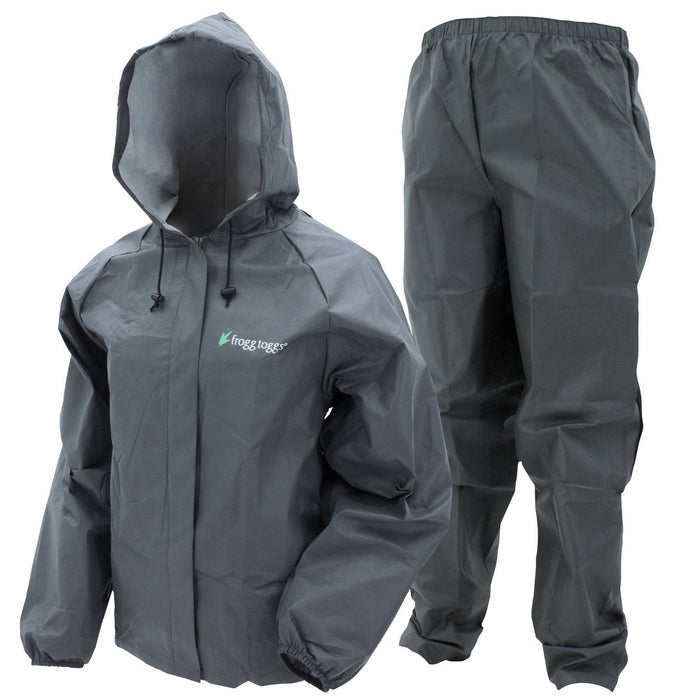 frogg toggs Ultra-Light Rainsuit L/XL - Carbon Black