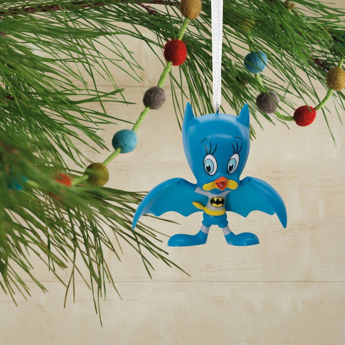 Hallmark Looney Tunes Tweety Dressed as Batman Christmas Tree Ornament
