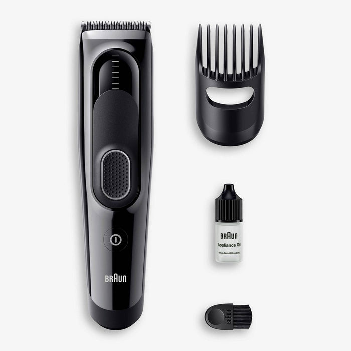 BraunSeries 5 HC5310 Rechargeable 9-Setting HairClipper + 2 Attachment Combs