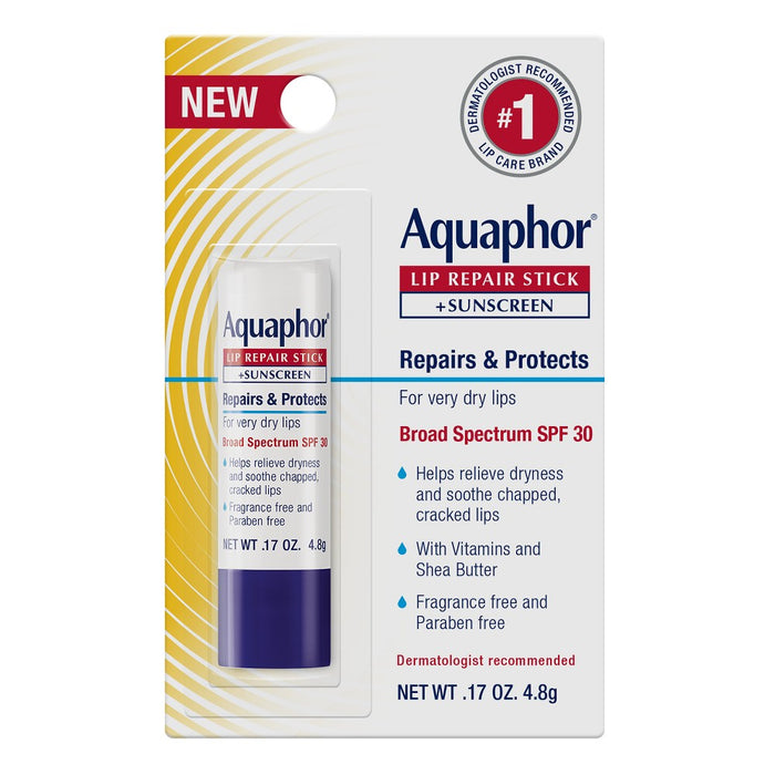 Aquaphor Lip Protectant + SPF Lip Balm - 0.17oz EXPIRY: 09/2025