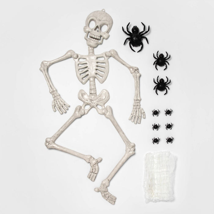 11pc Skeletons and Spiders Halloween Decorative Scene Setter Kit - Hyde & EEK! Boutique