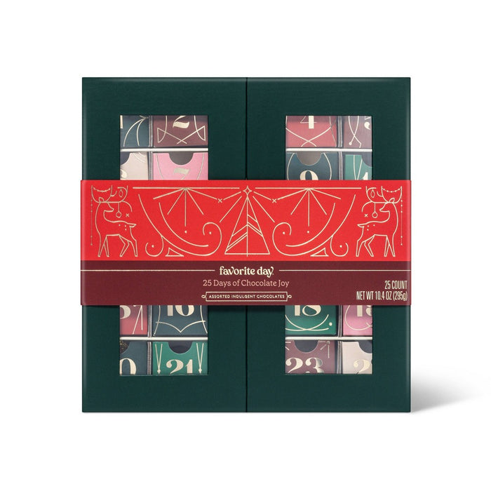 Holiday 25 Days of Joy Assorted Indulgent Chocolates - 10.4oz - Favorite Day