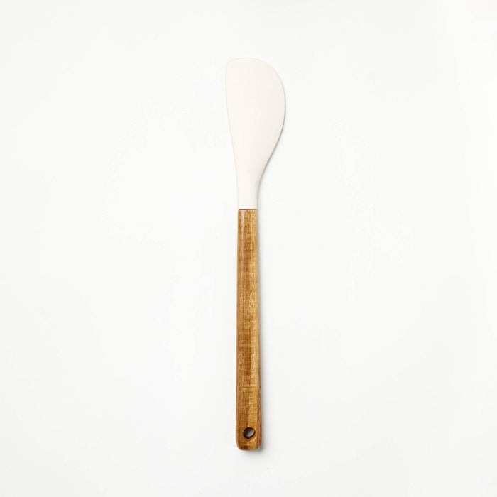 Acacia Wood/Silicone Spatula Cream - Figmint