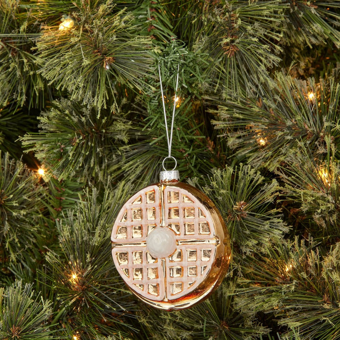Glass Waffles Tree Ornament - Wondershop