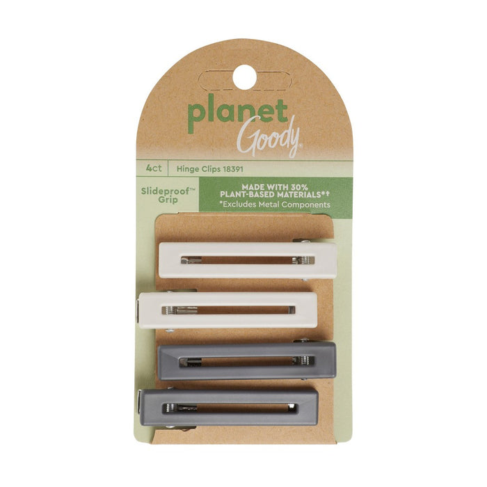 Planet Goody Hinge Hair Clips - 4ct