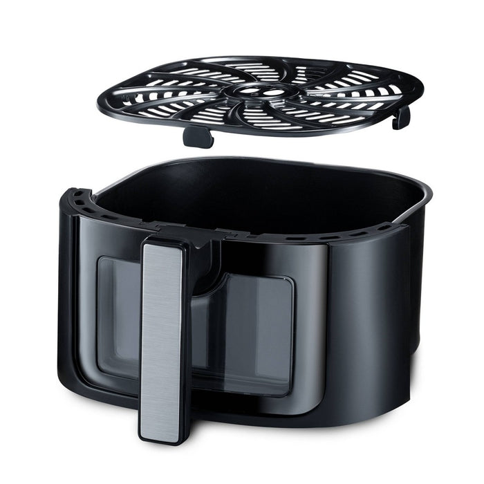 Gourmia 6-Qt Digital Window Air Fryer with 12 Presets & Guided Cooking Black
