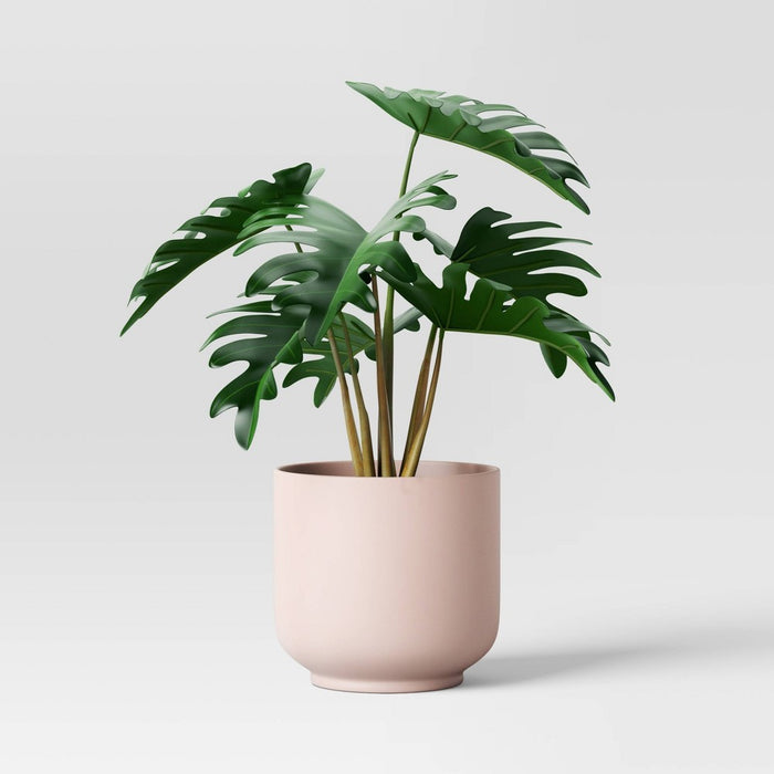 Taro Artificial Plant in Blush Pot - Threshold