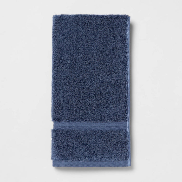 Spa Plush Hand Towel Navy - Threshold
