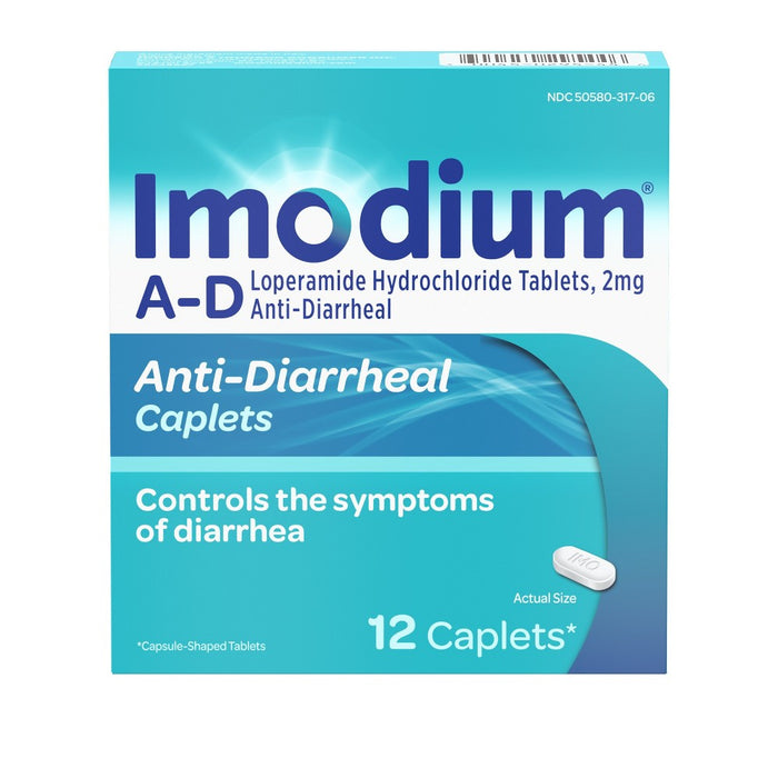 Imodium A-D Caplets - 12ct
