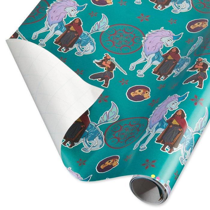 40 sq ft Disney Raya and the Last Dragon Gift Wrap