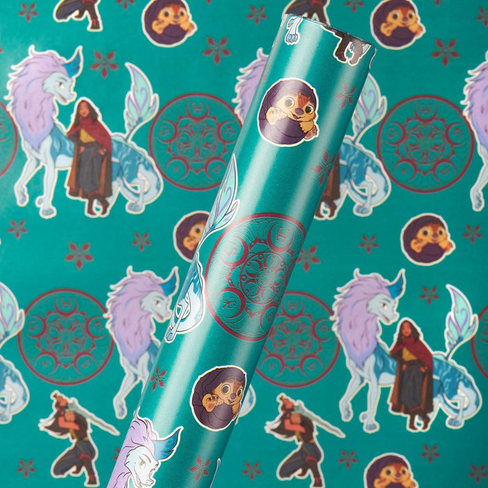 40 sq ft Disney Raya and the Last Dragon Gift Wrap