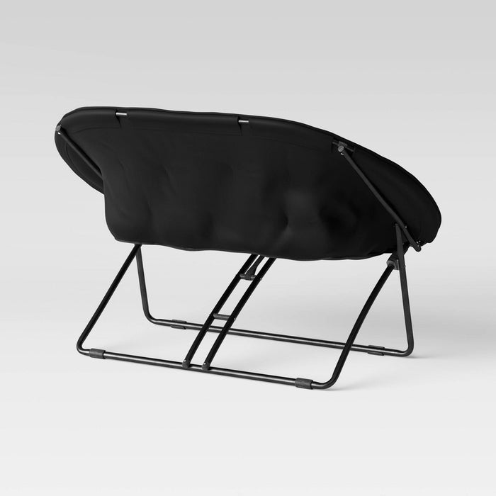 Double Dish Chair Black - Room Essentials (LOCAL PICKUP ONLY)