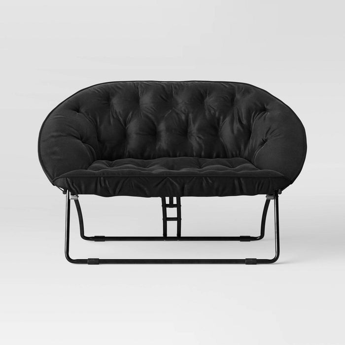 Double Dish Chair Black - Room Essentials (LOCAL PICKUP ONLY)