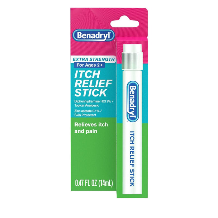 Benadryl Travel Size Extra Strength Itch Relief Stick - .47oz